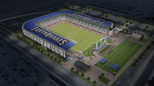 The new MLS San Jose Earthquakes stadium opens in 2014